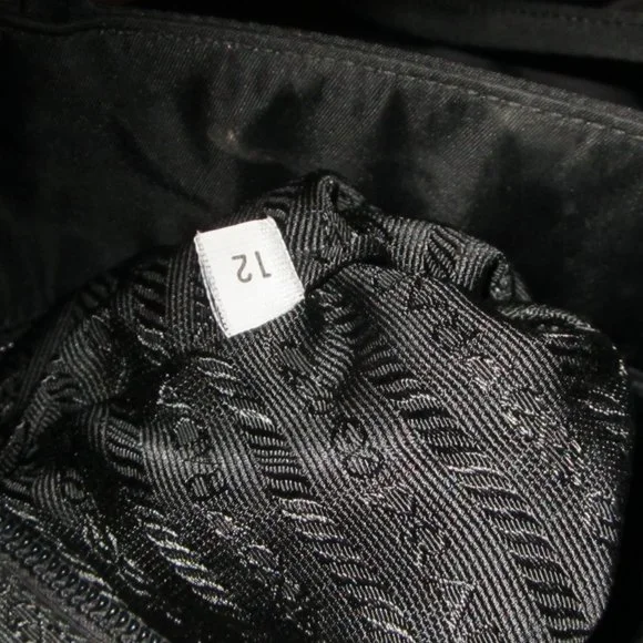 ❤️Authentic PRADA TESSUTO Black Nylon Shopper Shoulder Bag Purse - Picture 10 of 10